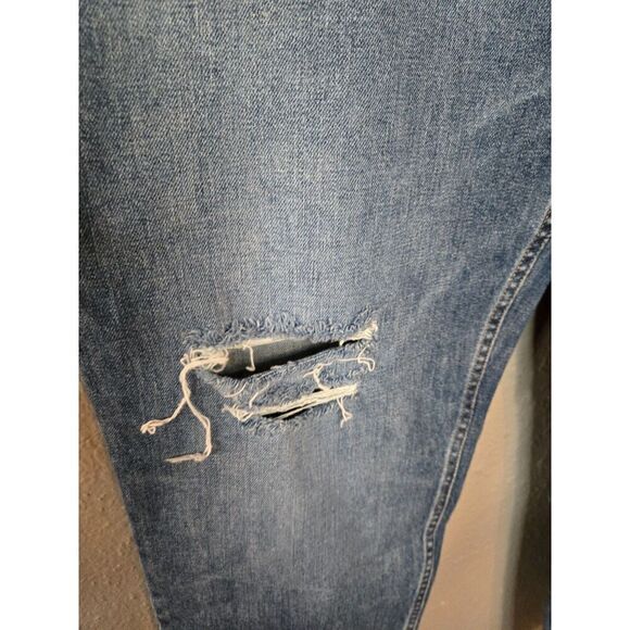 Everlane Women's Original Cheeky Jean Distressed with Raw Hem Size 33 Reg - Picture 2 of 11